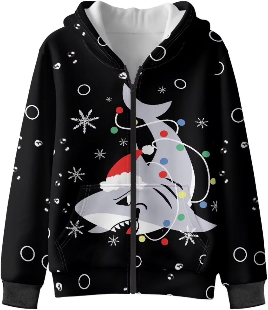 Boy's Zipper Up Sweatshirt with Long Sleeve, Fleece Hoodies for Kids, Lightweight Casual Jacket Hooded Sweatshirt