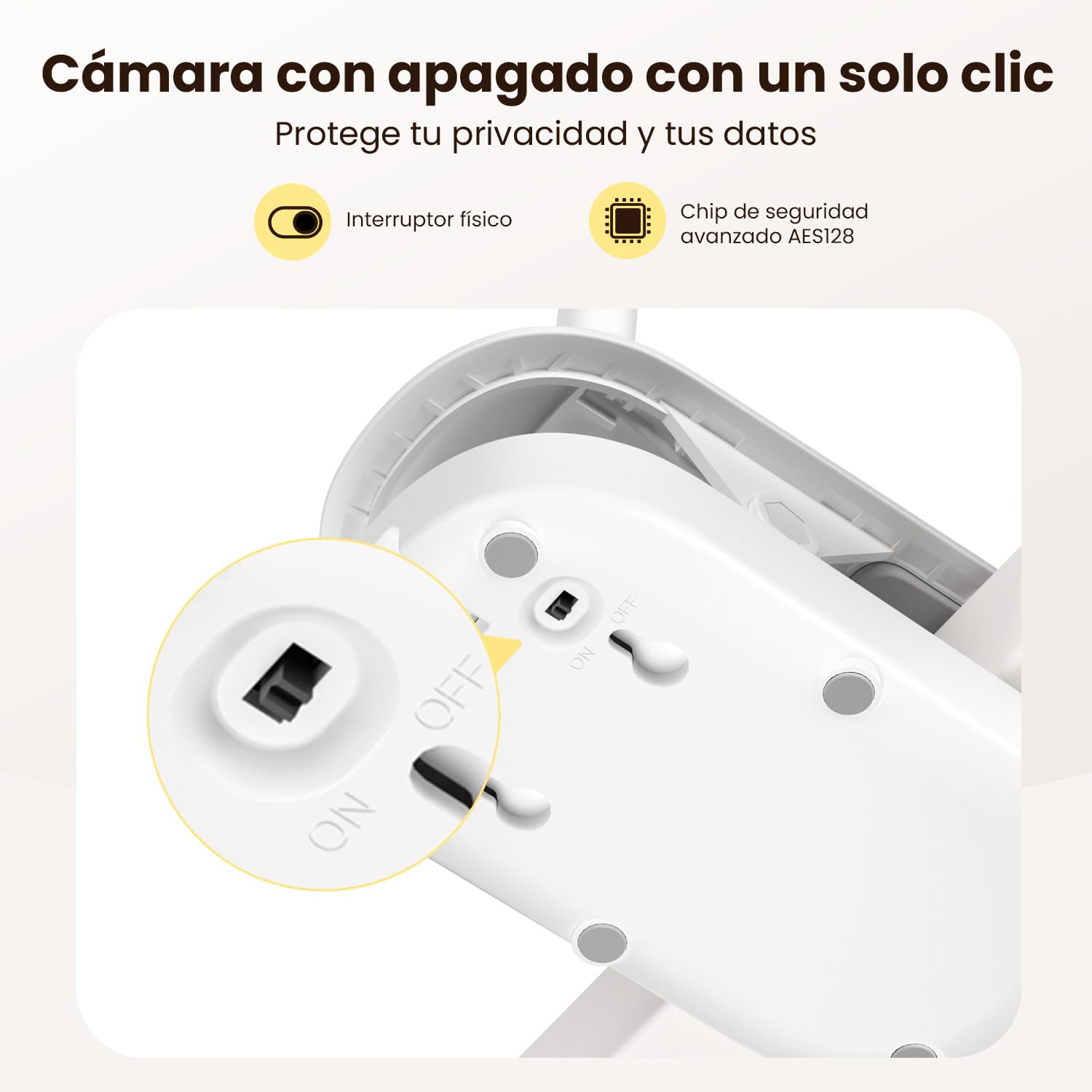 ieGeek Cámara Vigilancia Bebes con Soporte 5" 1080P, Baby Monitor con Detección Movimiento y Llanto, Audio Bidireccional, Visión Nocturna, Temperatura, Regalo Recién Nacidos