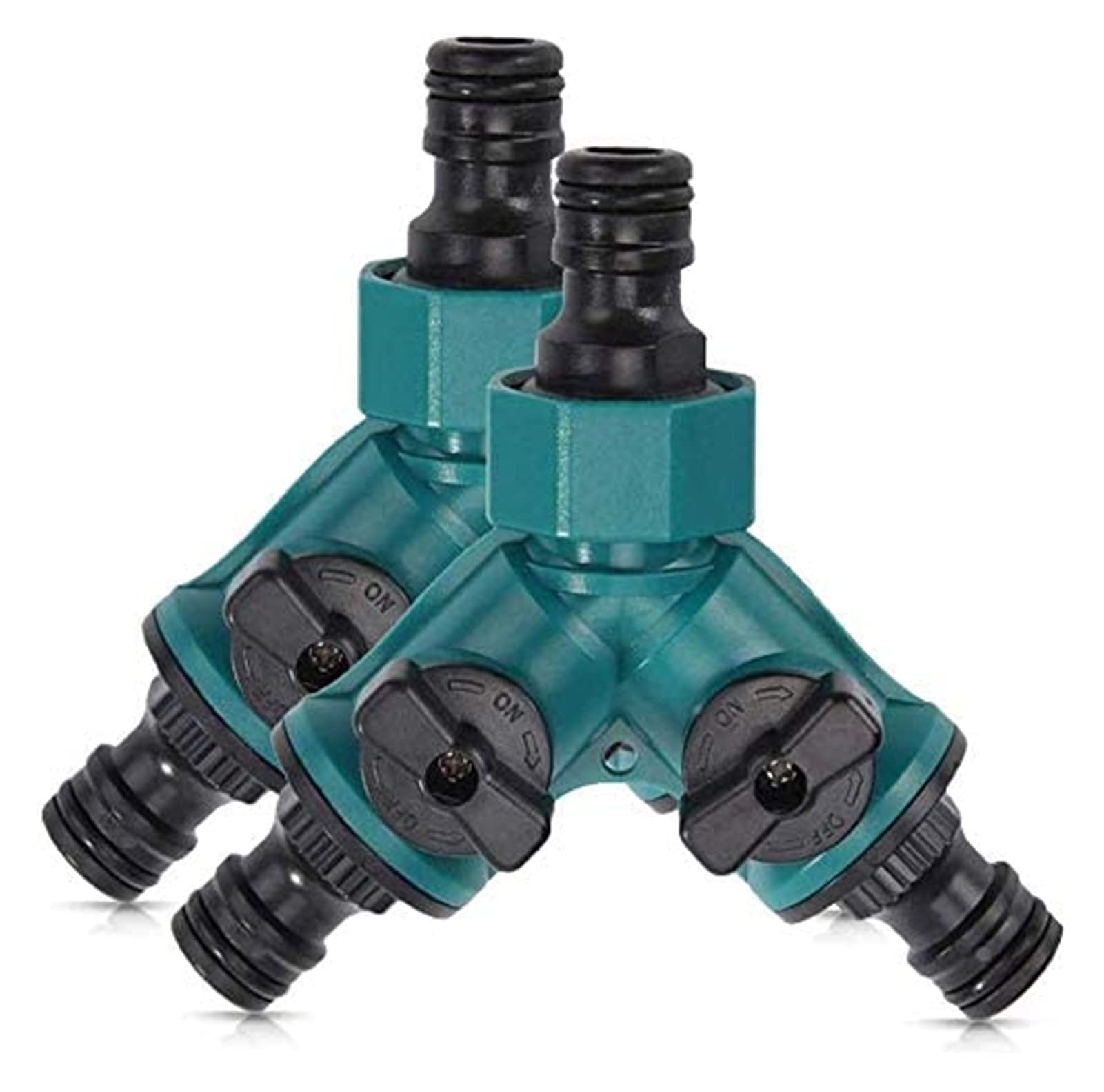 Soupape de tuyau d'arrêt pour robinet 3/4 pouces, raccord de tuyau d'arrosage double, RJH