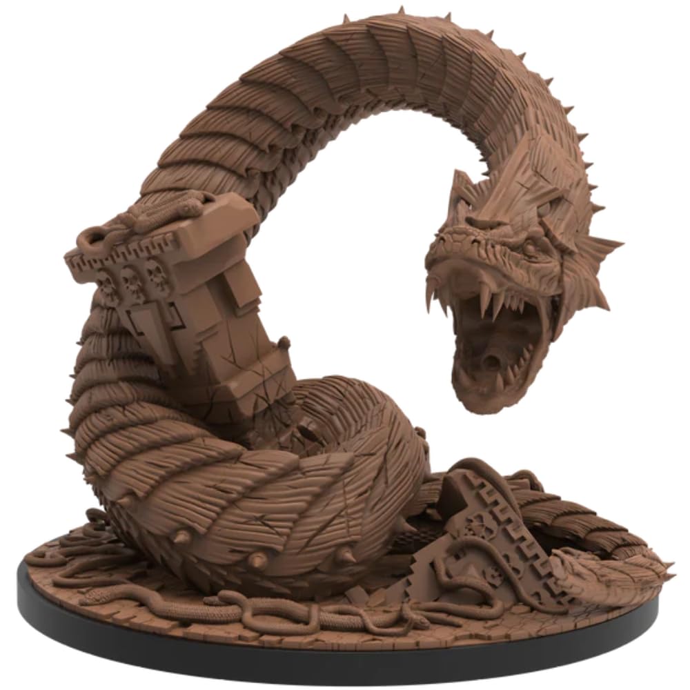 Epic Encounters: Temple of the Snake God RPG Fantasy Roleplaying Tabletop Game with 20 Detailed Miniatures, Double-Sided Game Mat, & Game Master Adventure Book with Monster Stats, 5E Compatible