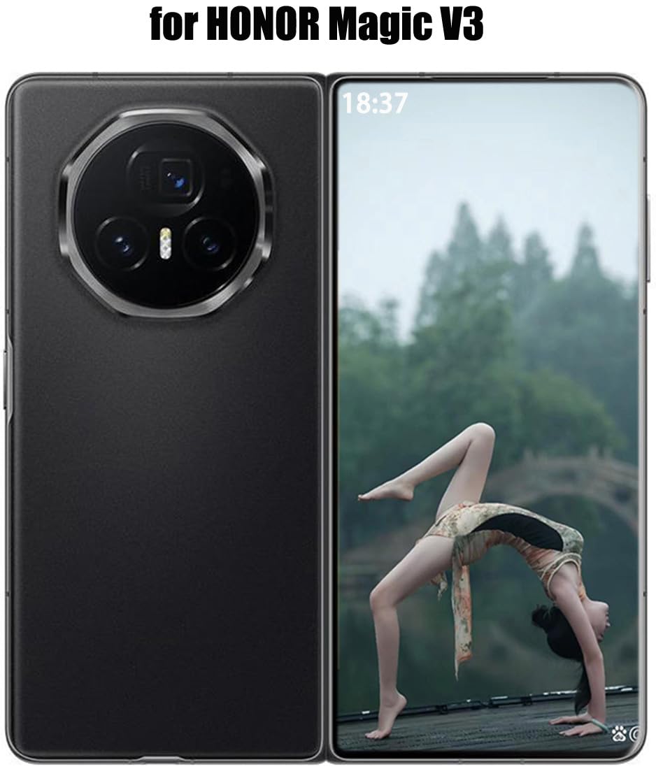Funda de Piel para Honor Magic V3. Cierre Magnético. Carcasa de Cuero Inteligente/Funda para Magic V 3. Estuche para Teléfonos Móviles