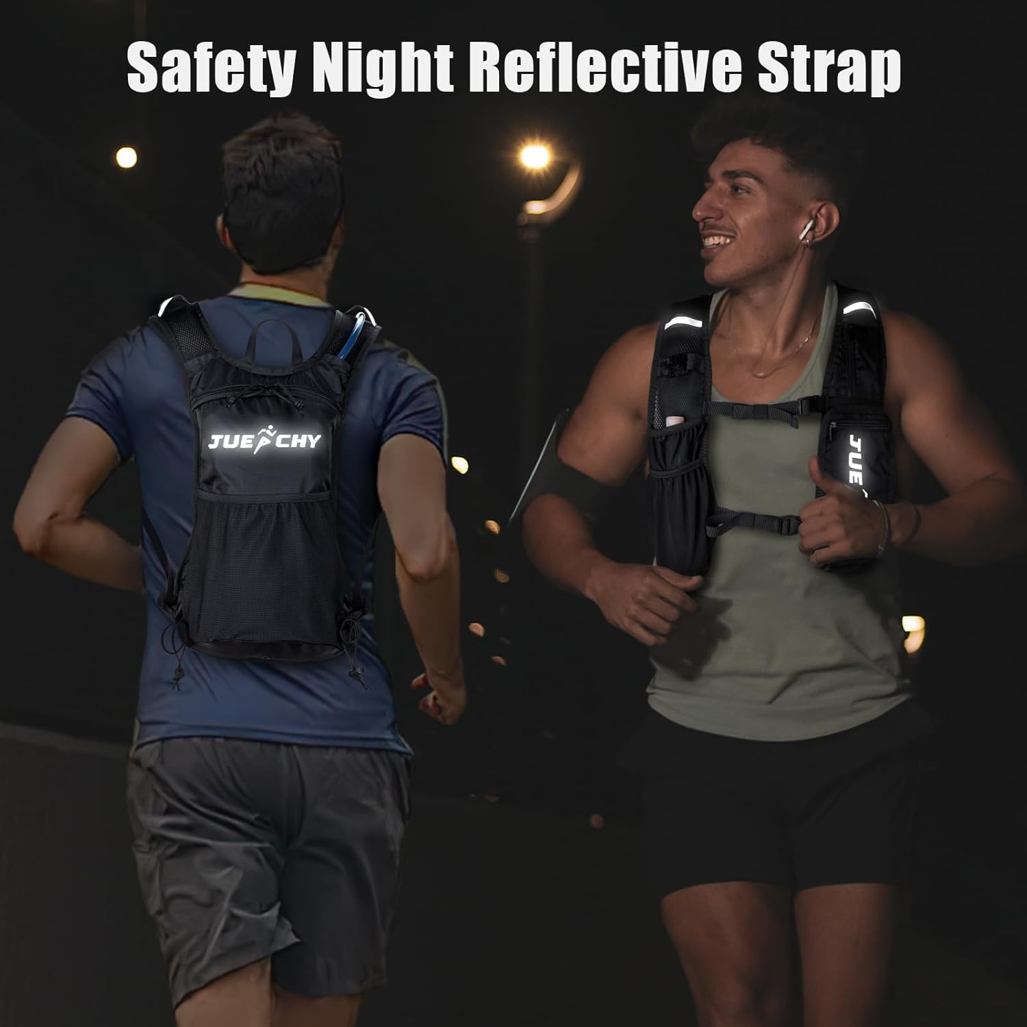 Jueachy Running Vest Lightweight for Men: Hydration Backpack with 2L Water Bladder - Waterproof Phone Pouch for Hiking - Image 5