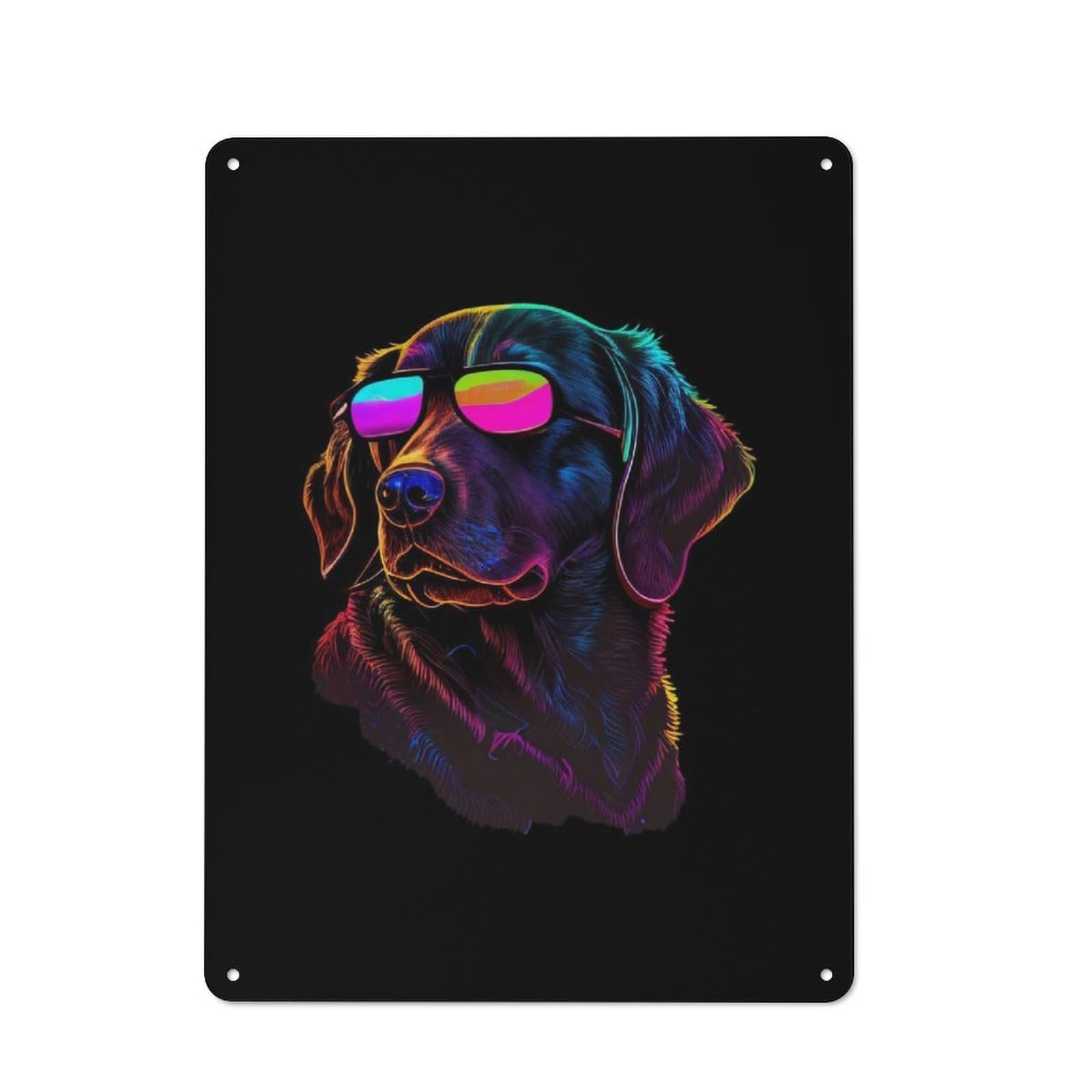 Junmoney Chesapeake Bay Retriever Vintage Metal Sign 40X30cm For Workshop Wall, With Clear Vintage Wall Decor Character