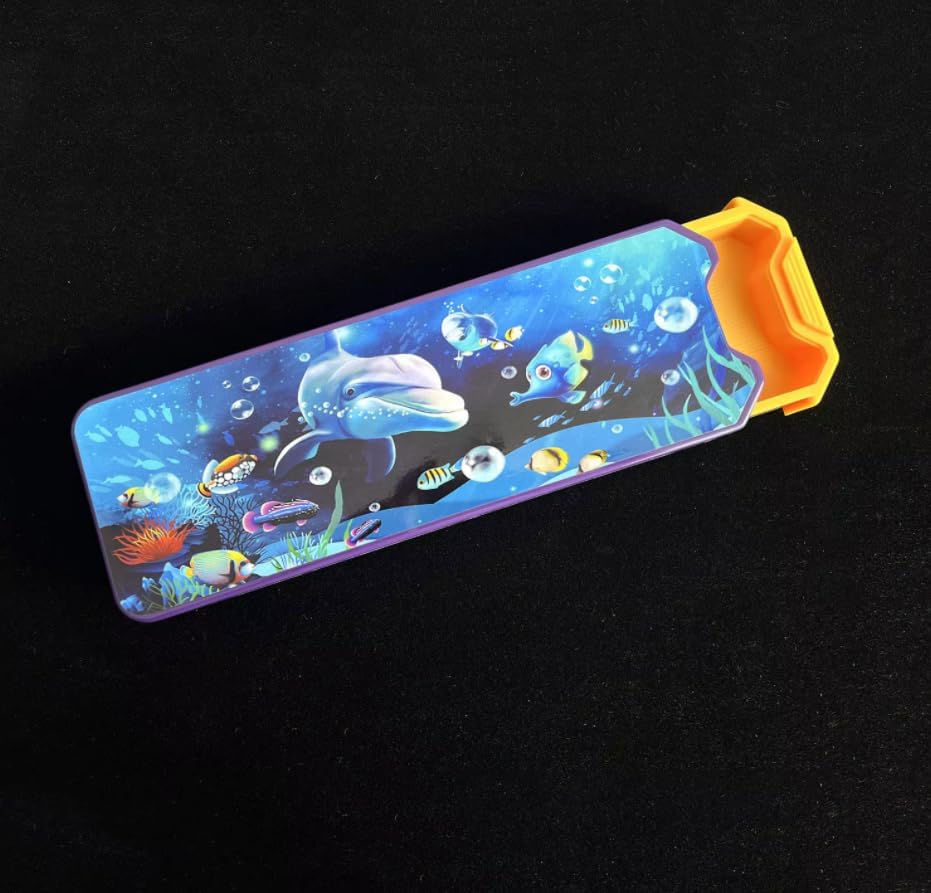 SUMAG Magic Pencil Case Magic Tricks Objects Appearing Vanishing in Box Magic Clos up Illusions Gimmicks Mentalism Props Easy to Do Magic