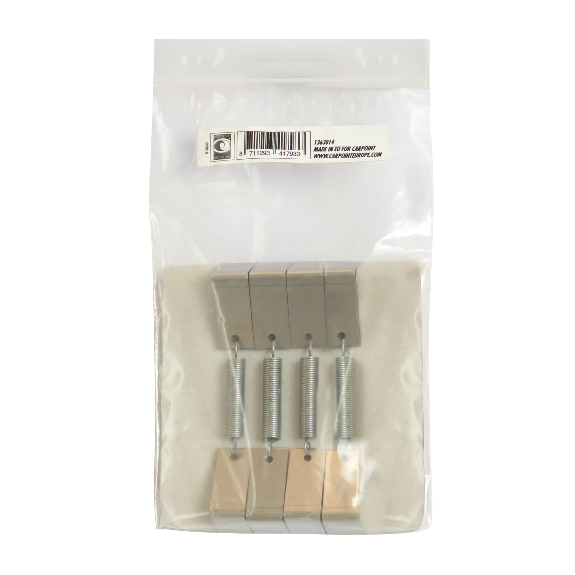 4x Support de plaque d'immatriculation argent