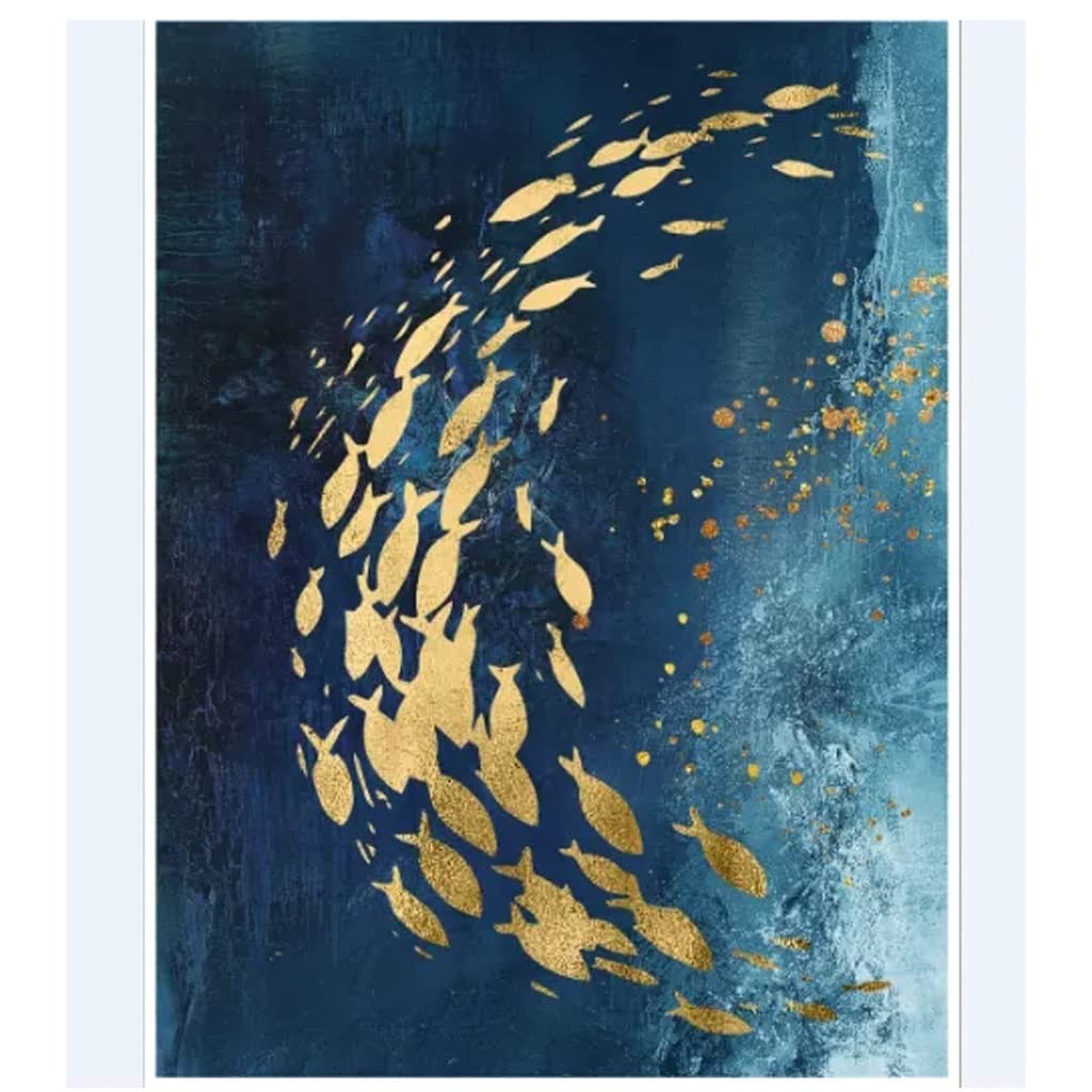 Peinture Murale Art Nordique Argento 10x15cm pour Décoration Salon