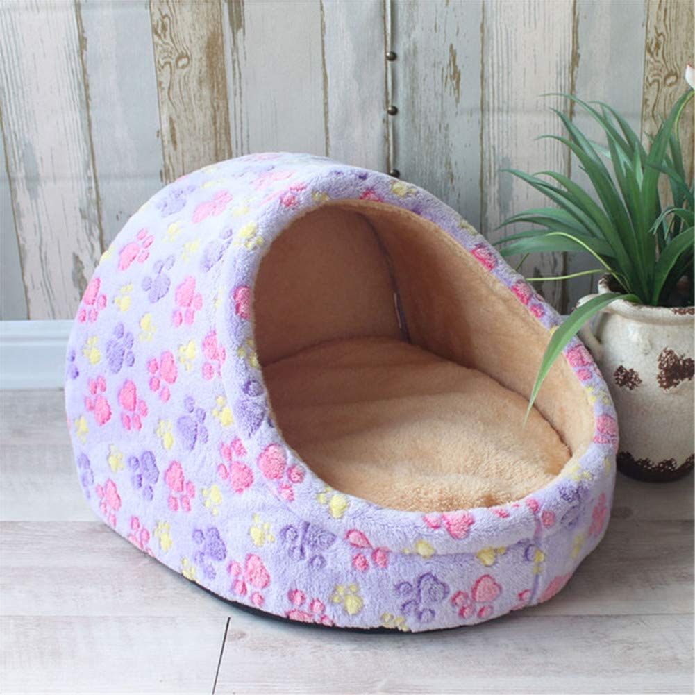 Lit chien Bouledogue français quatre saisons - Panier confortable taille S