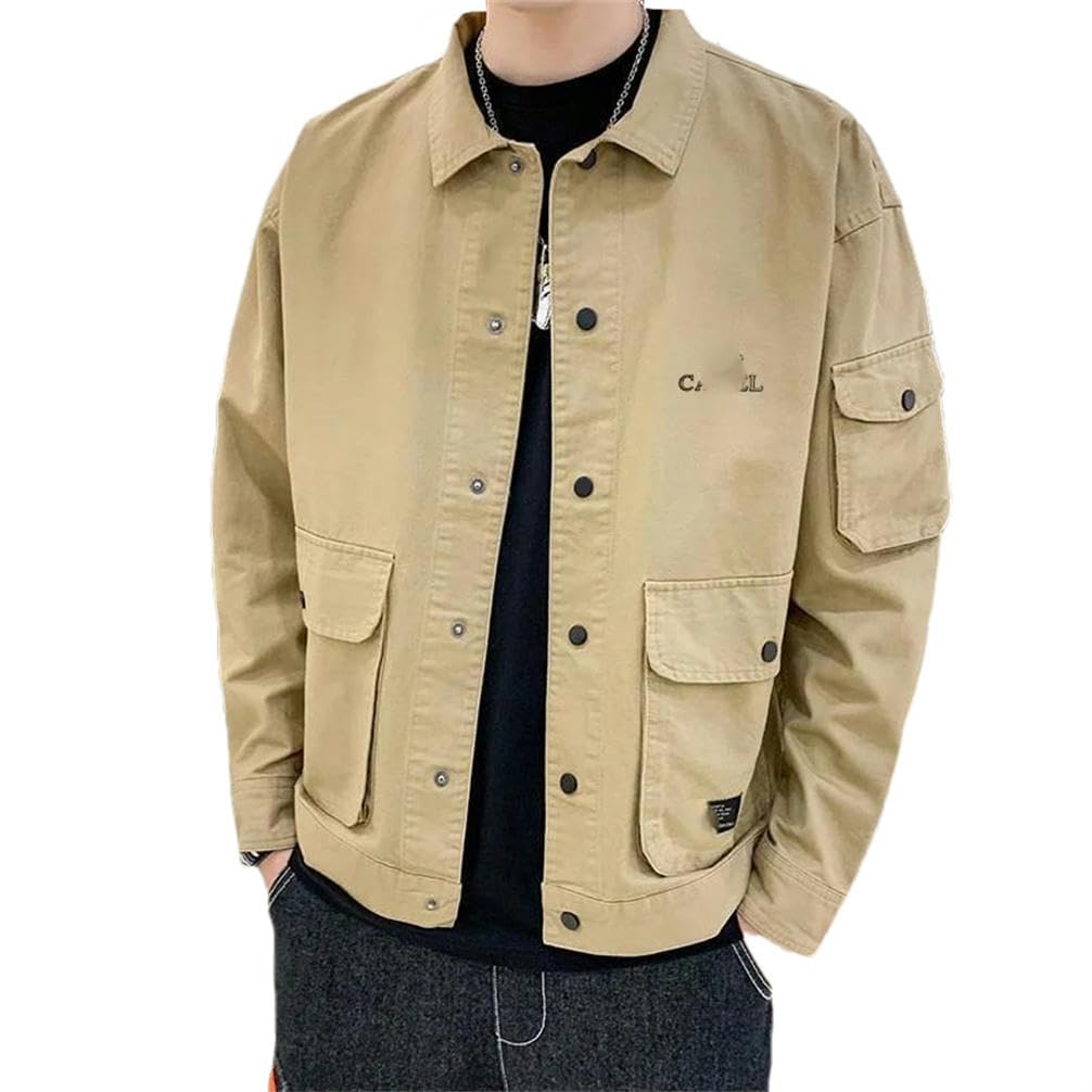 Veste de travail homme style coréen ample haut décontracté printemps - 4