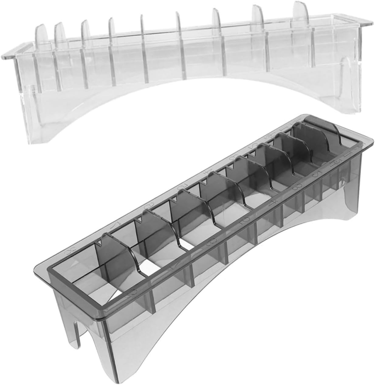Didiseaon 2pcs Guide Comb Box for Hair Clipper Styling Comb Holder Clipper Guard Case Barber Tool Organizer Box for Salon Home