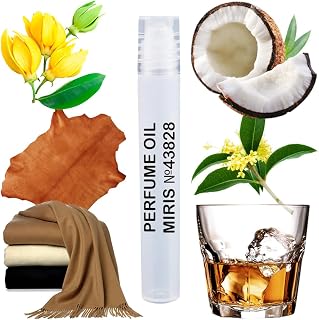 MIRIS No. 43828, Inspired by Dangerous Complicity, Long-Lasting Perfume Oil Unisex for Women and Men Roll-On, Rollerball 0.34 Fl Oz / 10 ml
