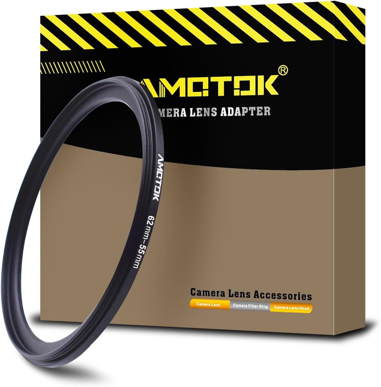 Adaptador de filtro 62mm a 55mm para lente de cámara miniatura 1