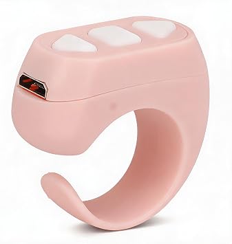 Zopsc Page Turner Bluetooth Remote Control Page Turner TikTok Remote Scrolling Ring Clicker Video Scrolling Ring Camera Shutter Remote For Cell Phone