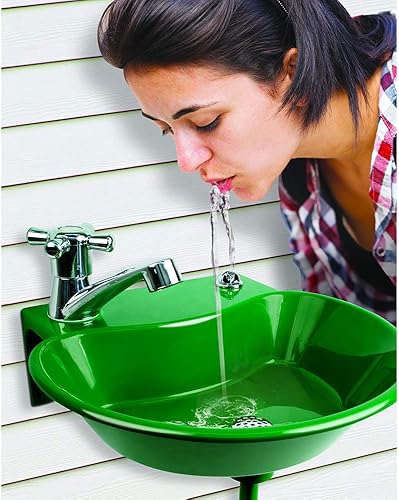 Miniatura 2 de Fuente de agua con grifo 2 en 1 para exteriores