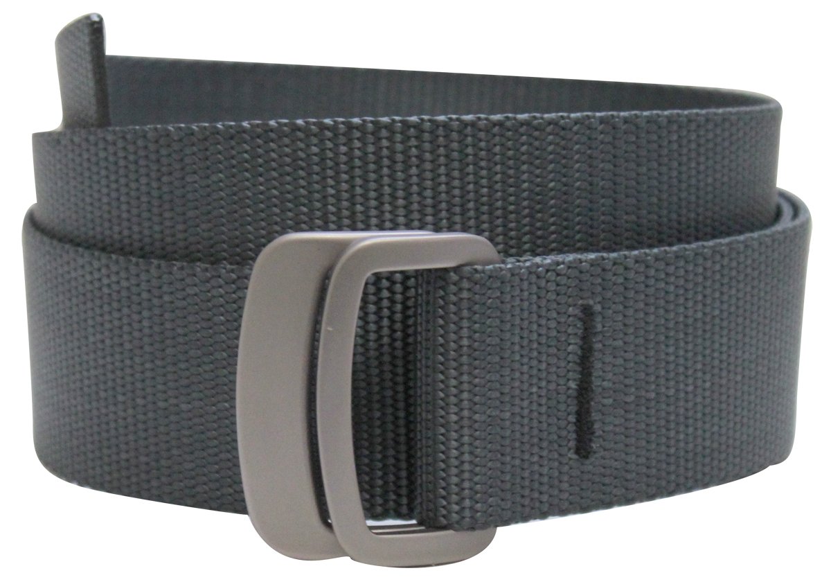 BisonDesigns Subtle Clinch Belt, Graphite Gray, Large/42"