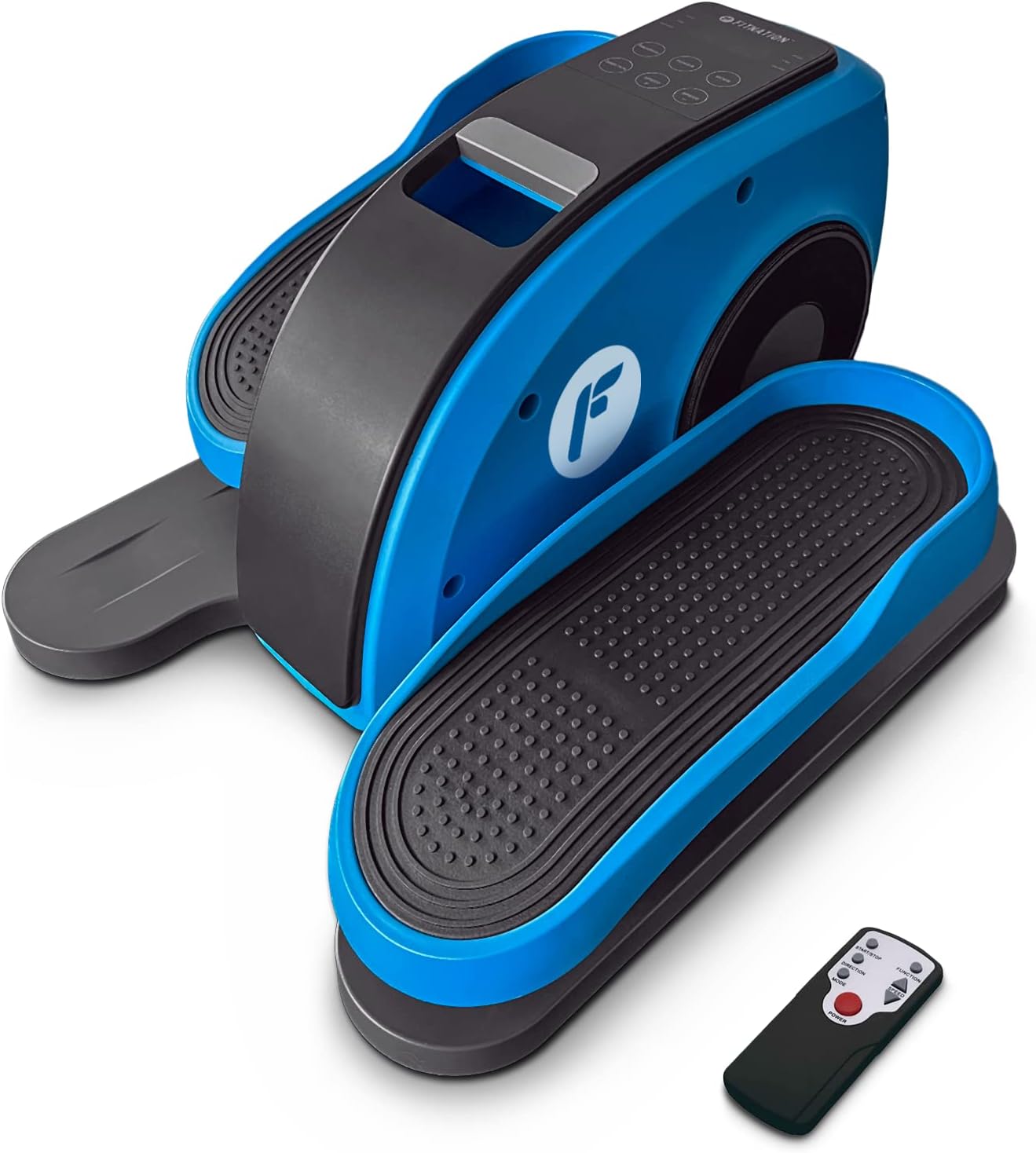 FitNation by Echelon Pedal Pro Plus Motorized Seated Elliptical, Blue Sports