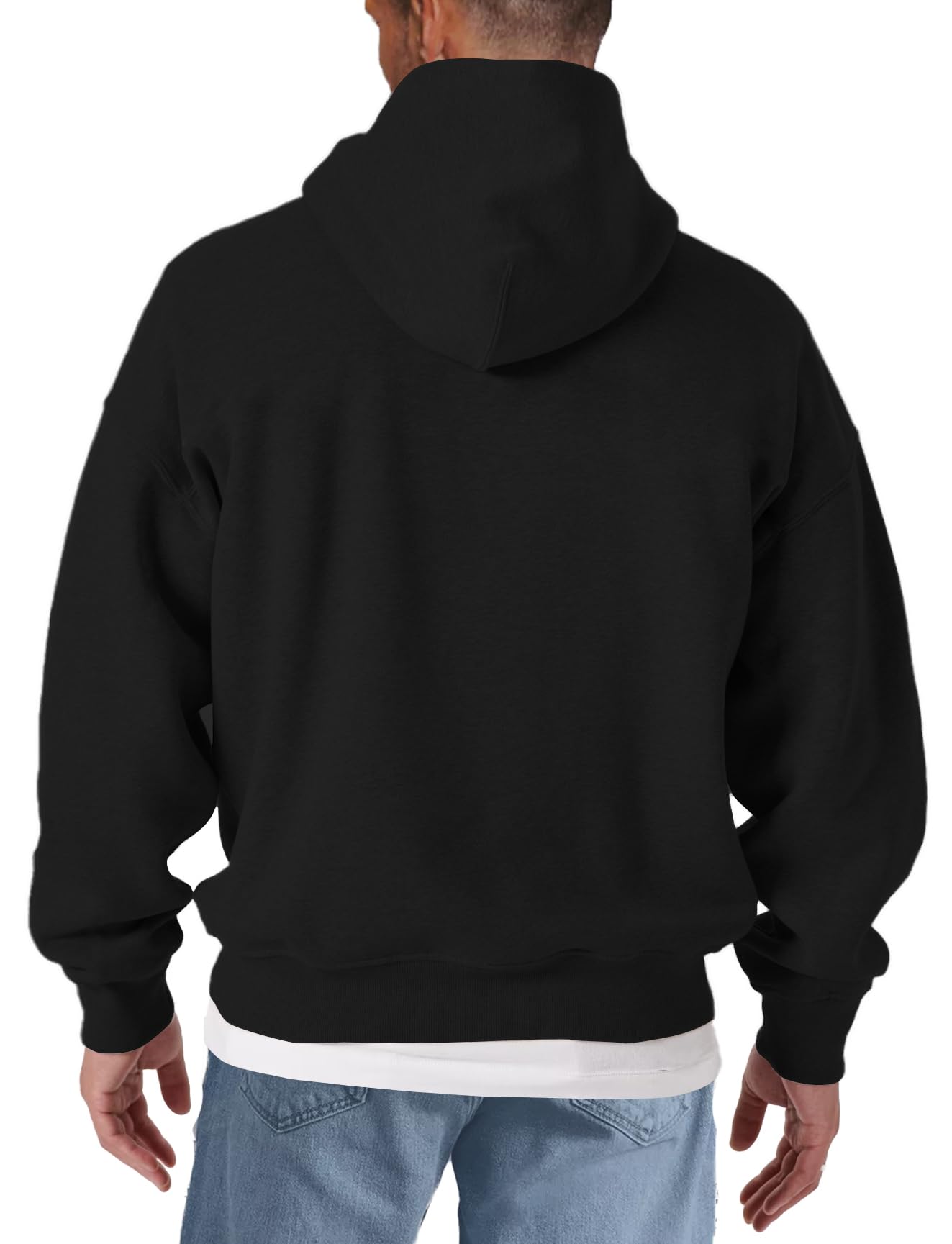 MAKAYA Felpa con Cappuccio Uomo Auto Vintage Hoodie con Motivo Futuro Retro Cotone