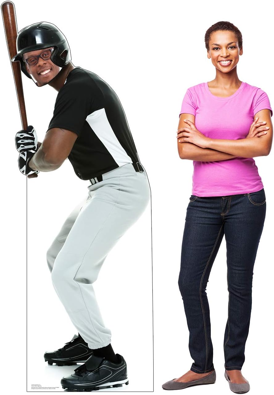 Life-Size Baseball Player Cardboard Stand-In Cutout