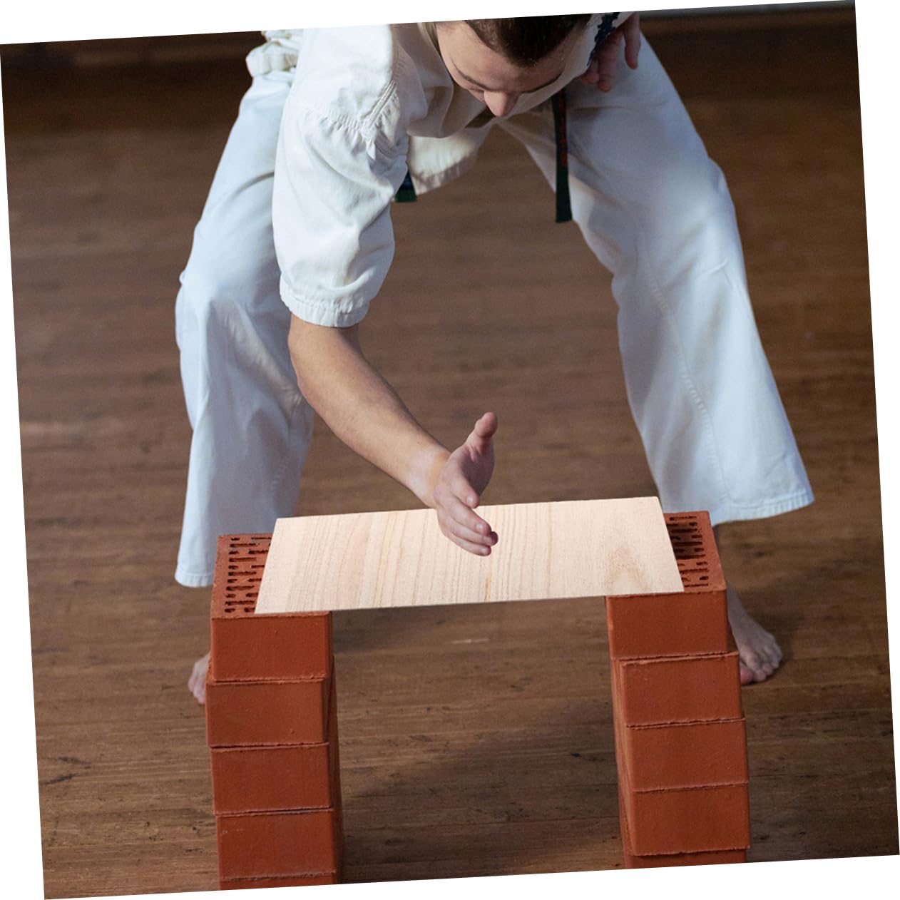 Yardwe Tablas de Rendimiento de Karate de Madera 20 Piezas para Taekwondo