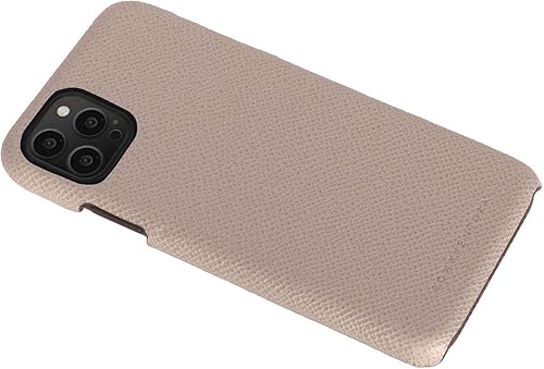 Vista 250 de BONAVENTURA Noblessa - Carcasa trasera [compatible con iPhone 12 Pro Max, Greige] BBCN12PM-GG