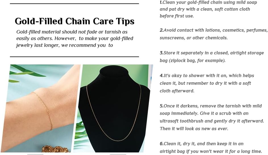 PH PandaHall 1M 14K Gold Filled Permanent Jewelry Chains Gold Paperclip Chains Bracelet Necklace Welded Golden Oval Link Chains for Jewelry Making with 1Pc Square Velvet Jewelry Bags - Image 2