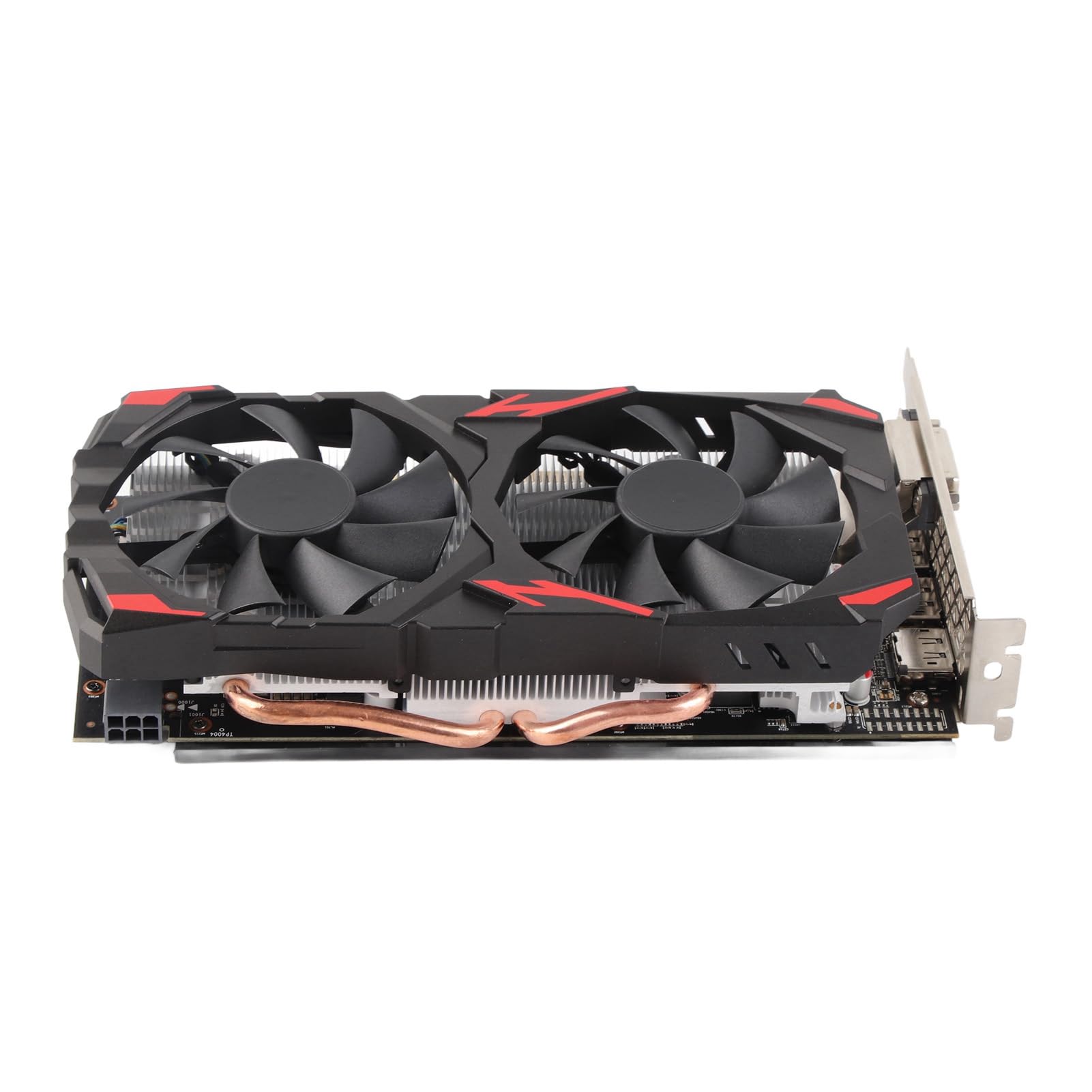 Karta Graficzna Akozon RX 580, 8 GB GDDR5 256-bitowa Obsługa 8K 2 Wentylatory Chłodzące 16 PCI Express 3.0 Karta Graficzna do Gier Interfejs Multimedialny Wysokiej Rozdzielczości