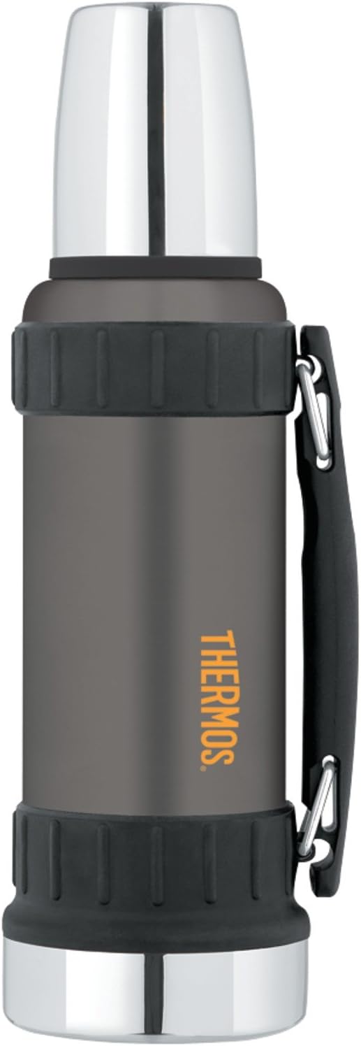 Thermos Work Series Beverage Bottle, 40-Ounce, Gunmetal Gray