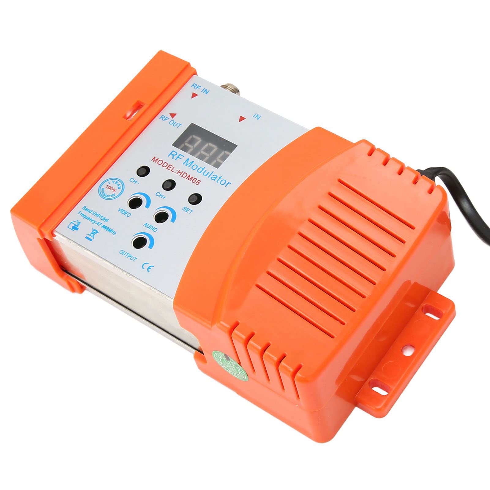 Modulatore RF Digitale HDM68 Convertitore AV a RF PAL NTSC VHF UHF HD per Ricevitore Satellitare Videocamera