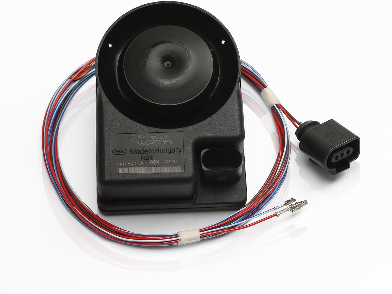 1J0951605A Anti Theft Alarm Siren Horn Kit 1J0951605 Compatible with VW Jetta Variant Touareg Phaeton Skoda Fabia Octavia Roomster Superb 1J0951605E