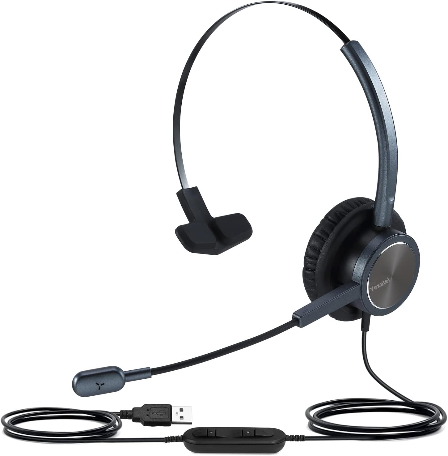 USB VoIP Headset for Teleconference, Video Conferencing Headset for PC