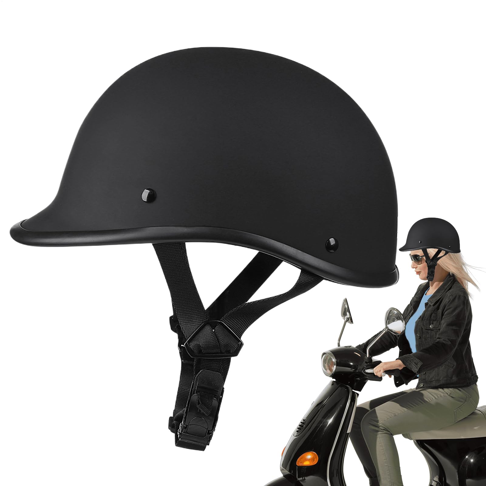 Kask motocyklowy Wygodny System Szybkiego Odpinania | Kask do jazdy na deskorolce Do jazdy na rowerze, deskorolce, wspinaczki, łyżwach, dla mężczyzn, kobiet, młodzieży, żony,