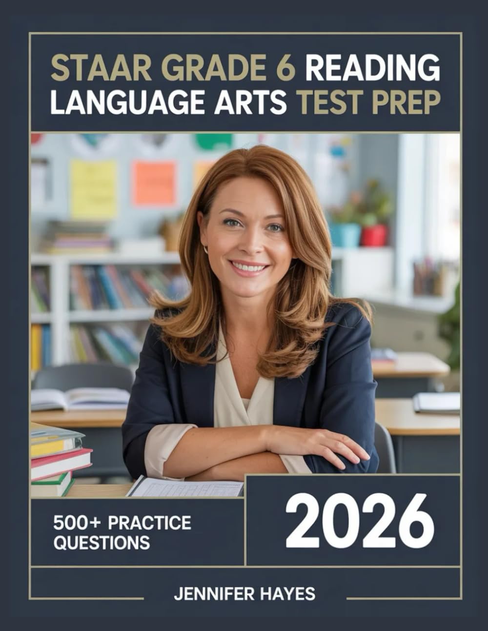 STAAR Grade 6 Reading Language Arts Test Prep 2026: 500+ Review Questions with Full Explanations and Study Guidelines