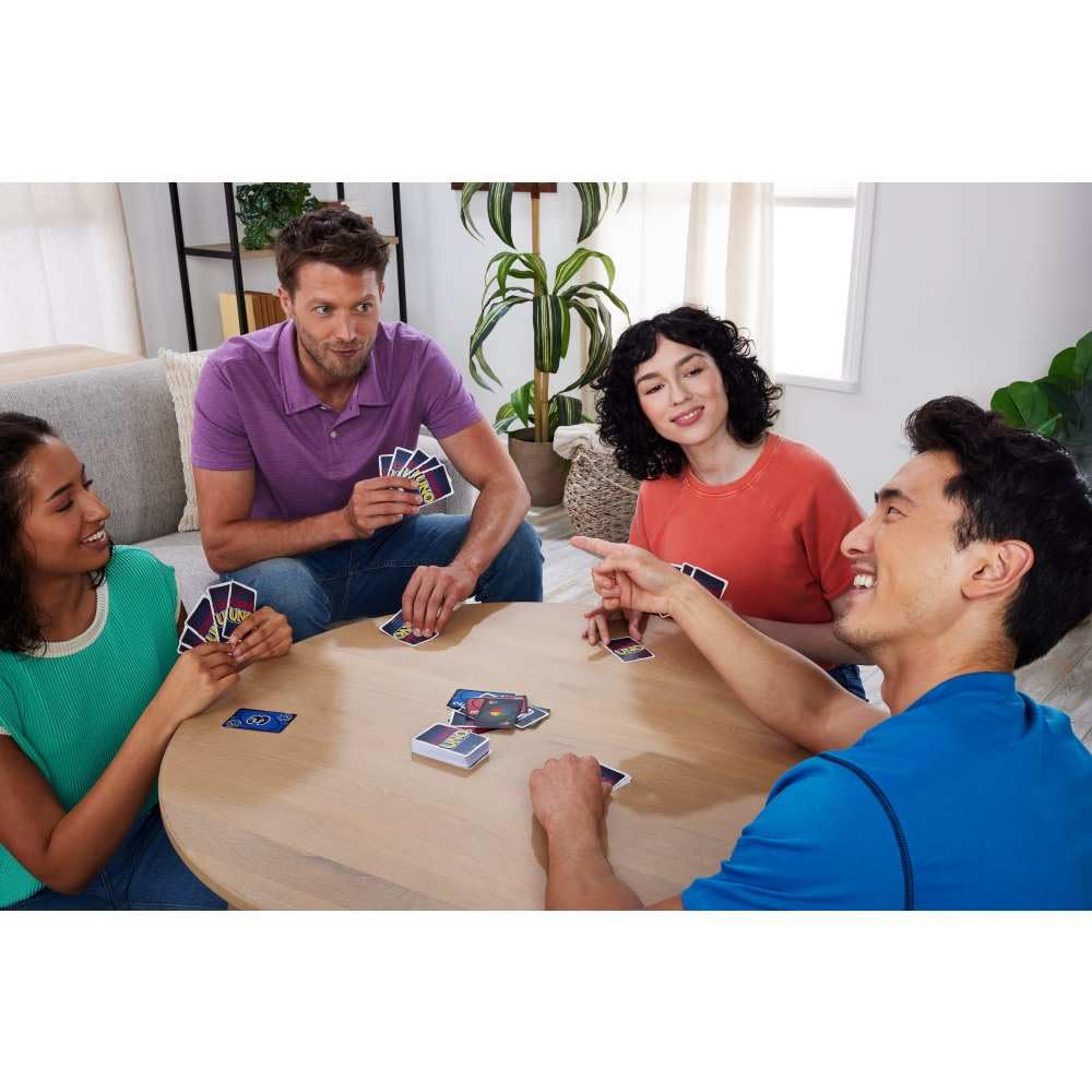 Mattel Games Liar’s UNO Card Game for Adults, Kids, Families, Parties & Game Nights, Travel Fun, Outwit Other Players with Bluffing & Trickery — Amazon image 2