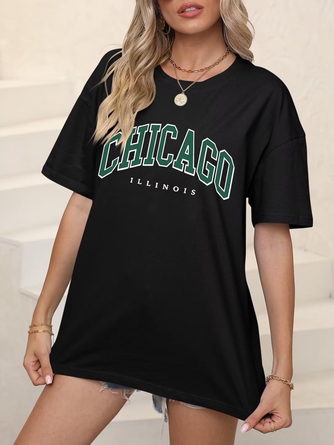 ORANDESIGNE Womens Oversized Cotton T Shirts Graphic Tees Short Sleeve Vintage Tops Casual Summer Clothes 2026 - Image 4