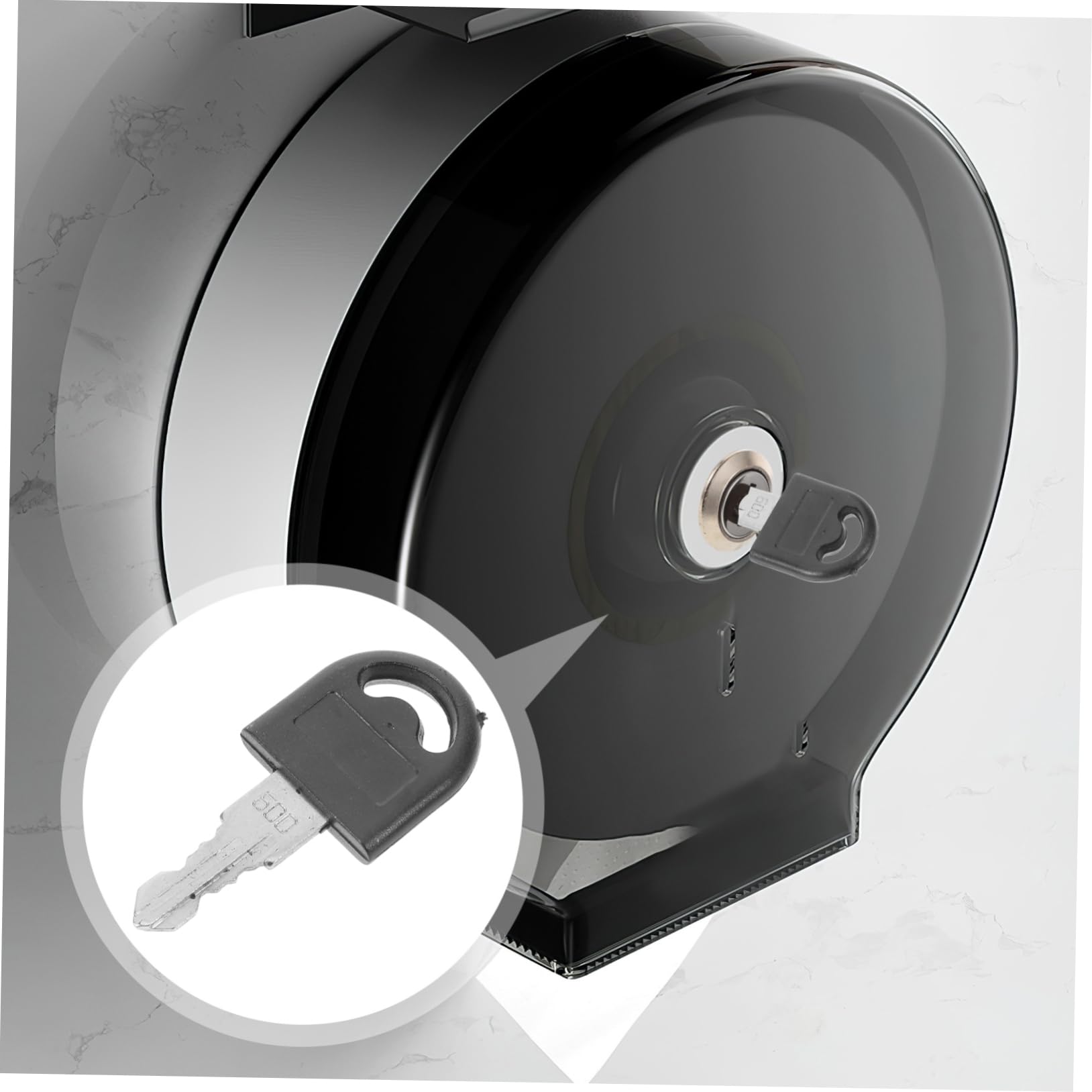 MUSISALY Tissue Box Key Toilet Paper an Fittings Paper Towels Dispenser Paper Towel Dispenser Key Paper Towel Key Paper Dispenser Key Commercial Dispenser Keys Silver Stainless Steel