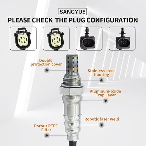 Miniatura 3 de 4 sensores de oxígeno 1 y 2 para Ford F-150 2011 2012 2013 2014 5.0L6.2L Upstream + Downstream