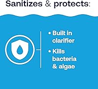 Vista 3 de HTH 42049 Pool Care Tabletas de Cloro de 1", Desinfectante de Piscina con Clarificador Añadido - Elimina Bacterias y Algas, Hace que el Agua Esté