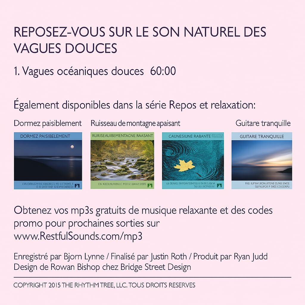 Vagues océaniques apaisantes – Sons de la nature pour relaxation, méditation et sommeil – Bruit blanc naturel