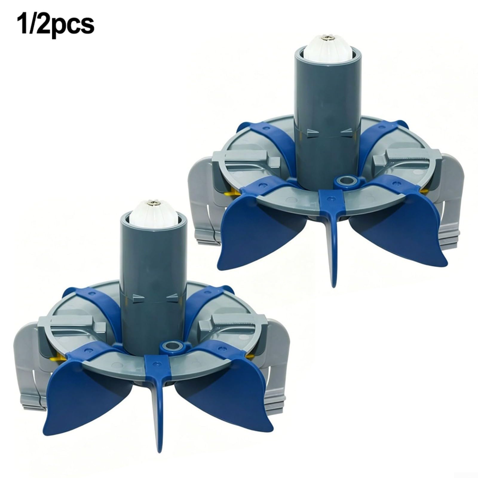 Cyclonic Scrubbing Kit R0714300 MX6 MX8 Limpiadores de piscina, montaje de turbina de alta velocidad con cepillos giratorios, ABS (2 piezas)