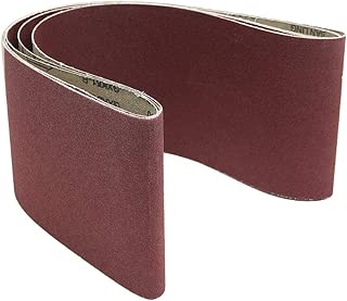 6 Inch X 48 Inch Sanding Belts, 60/80/120/240/320 Grits, Belt Sander Tool for Woodworking, Metal Polishing, Aluminum Oxide Sanding Belts (5 Pack) - coolthings.us