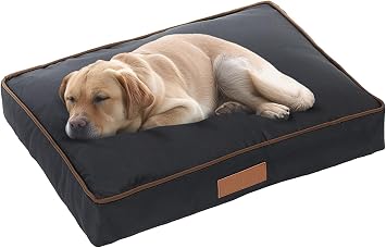 Ellie-Bo XL Dog Bed for 42-inch Dog Cage/Crate - Black Water Resistant