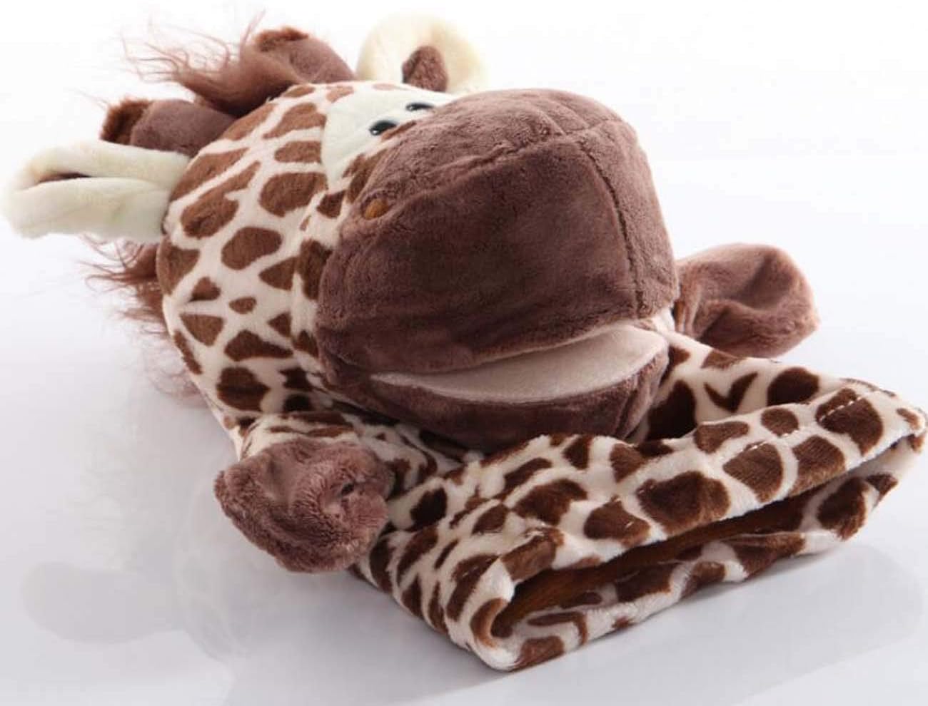 Giraffe Open Mouth Hand Puppets Plush Animal Toys for Imaginative Pretend Play Storytelling