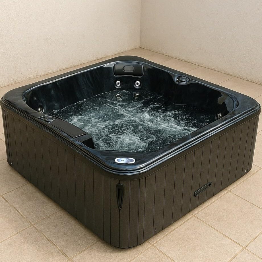 SPA de Exterior | 4 Personas | Balboa VL260 | Acero Inoxidable | Black Line