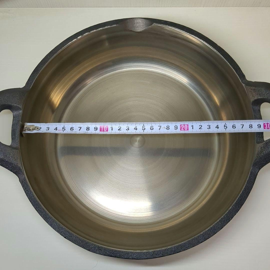 岩手県 本場久慈特産 山王堂 特上 大 砂鉄鍋 天ぷら鍋 すき焼き鍋 岩手県 本場久慈特産 山王堂 特上 大 砂鉄鍋 天ぷら鍋 すき焼き鍋