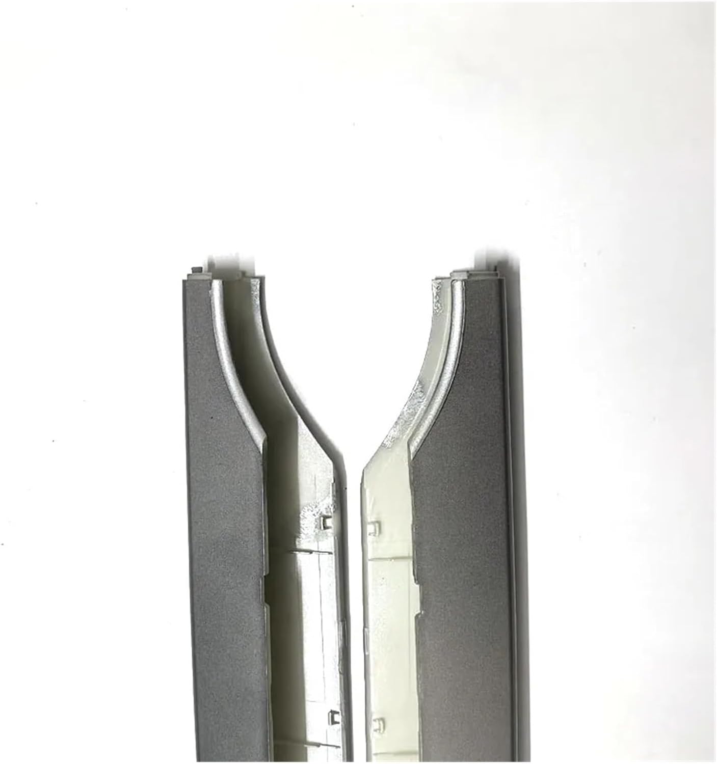 Silver Roof Rack Protective Cover Rail End Cover Shell Cap Decoration Compatible For Nissan X-TRAIL Rogue T32 2014 2015 2016 2017 2018 2019(Front right)