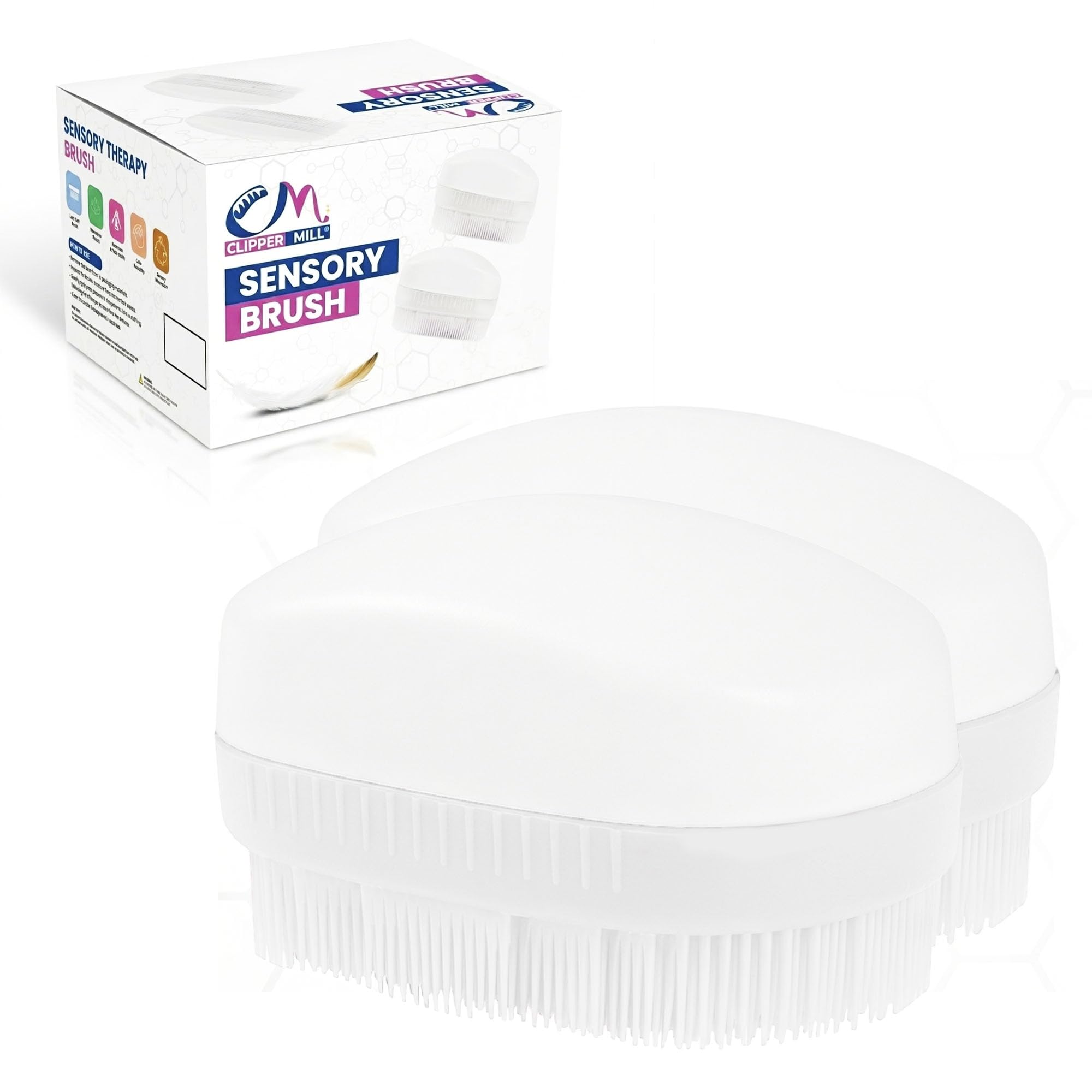 Amazon.com: Wilbarger Method Therapy Brush, 6 Pack (White