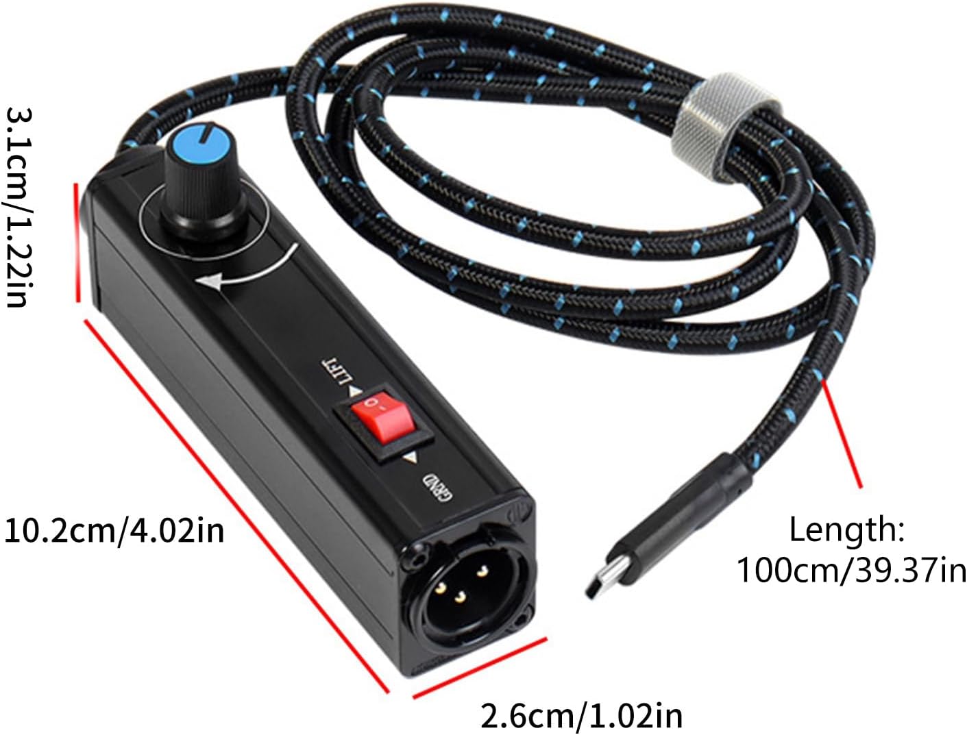 3Pin to USB C Noise Filter Ground Rings Noise Isolators Eliminates Speakers Line for Car Stereo Home Stereo Buzzing Noise