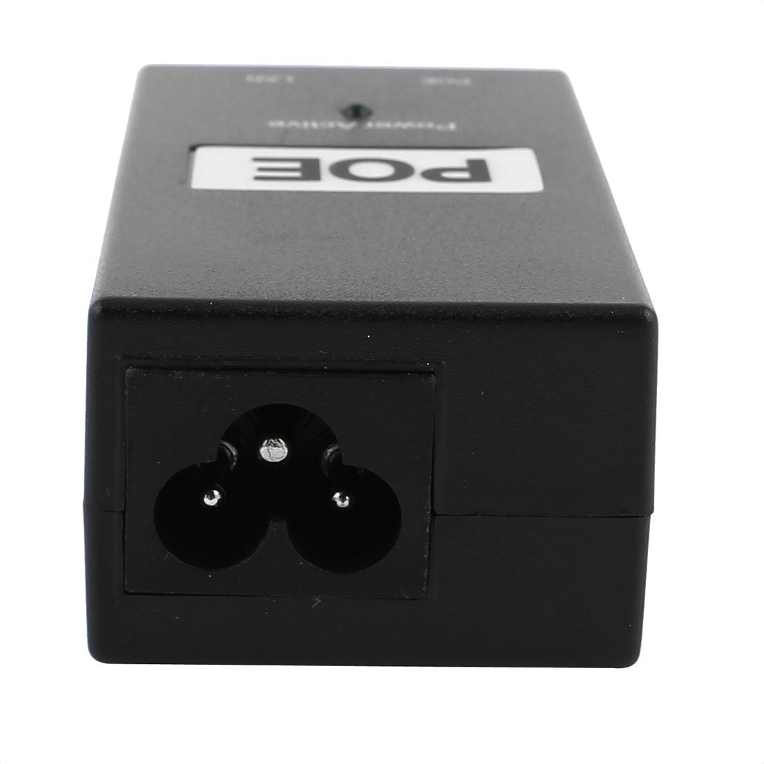 Aexit 2 sztuk 248 V 0.5A adapter przeÅ‚Ä…cznika Ethernet POE zasilacz wtryskiwacza(2Pcs 248 ν 0.5A adaptateur de commutateur Ethernet POE Power Injector Power Over