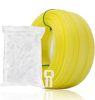 Manual Packing Strap and Sealers, PP Banding Strapping - 100m Packing Belt and100pcs Plastic Buckles Kits for Strap Width 1/2"-3/4"