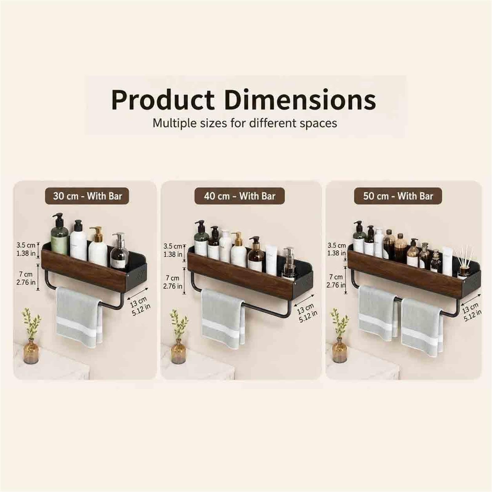 Organisateur de rangement flottant for articles toilette Rangement
