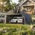 COBIZI Carport 20x20 Heavy Duty 2 Car Carport Canopy, Portable Garage & All-Season Vehicle Shelter, Galvanized Frame Outdoor Storage Shed with Removable Doors and Vents, Dark Gray